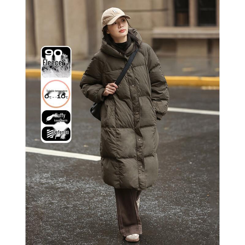 

Женский пуховик Demana Retro с длинным капюшоном M