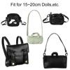 Mini Doll PU Leather Bag Miniature 17cm Doll Bag Accessories  Dolls Accessories