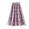 E-commerce, organza layer by layer splicing long cake skirt fairy skirt