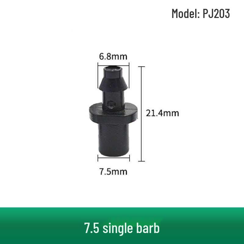 Capillary Fittings: Single/Double Hook, Tee, Straight Connector, Drip Stop, Mountain Bracket, Five-Way, Greenhouse Micro-Sprinkler
