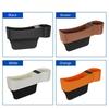 Car Seat Crevice Storage Box Universal Side Cup Holder Organizer Seat Gap Slit Phone Card Pocket Catcher Interior Accessories