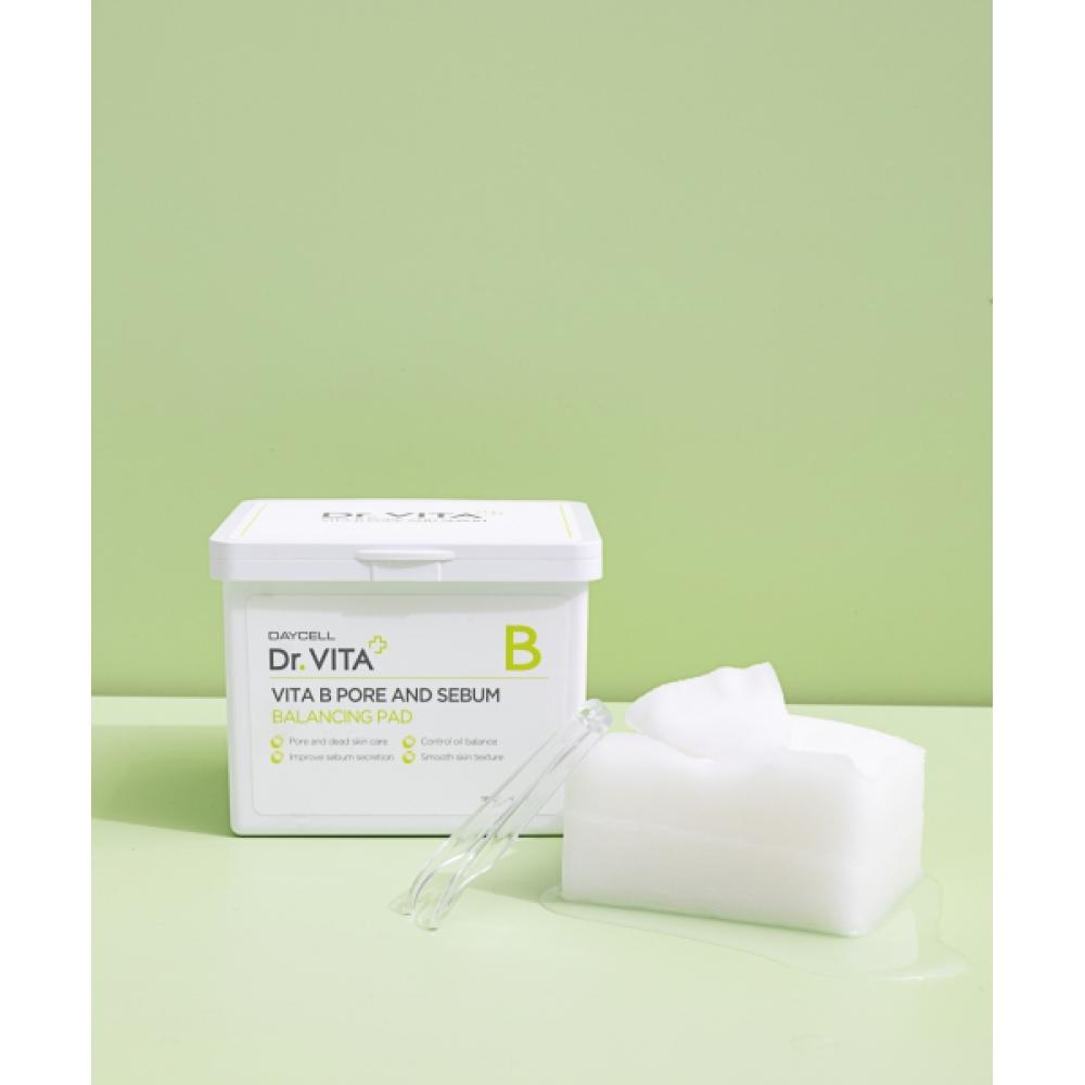 Drvita [3 Trial Samples Free] Vitamin B Pore   seBum Balancing Pore Care Pad 80 Sheets