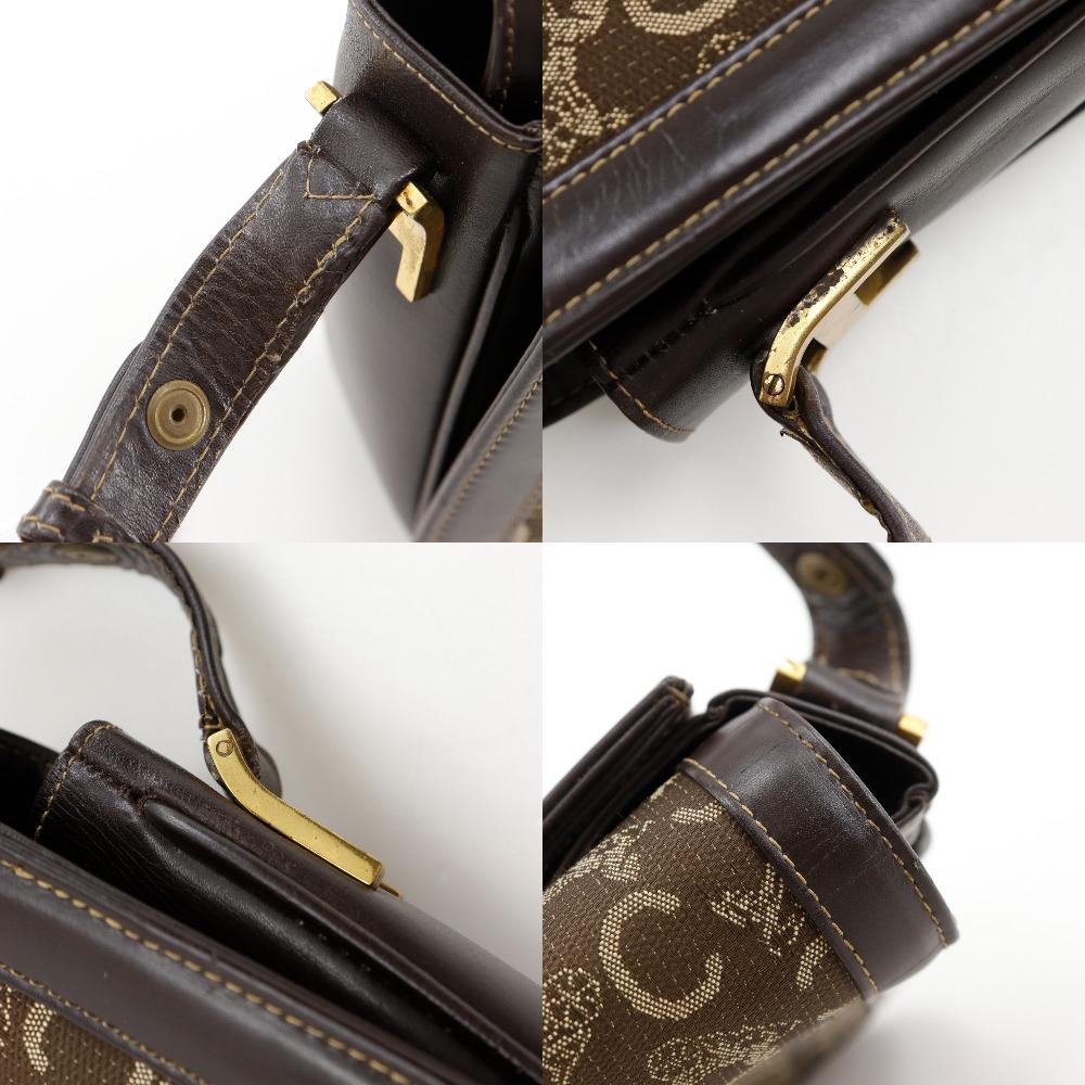 Celine Handtasche vintage Braun Canvas/Kalbsleder Damen Gebraucht