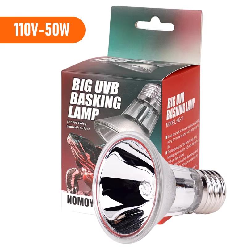 UVA+UVB Reptile Lamp Bulb Reptile Heat Lamp Lampshade US EU Plug Turtle Basking Heating Light Aquarium Temperature Controller
