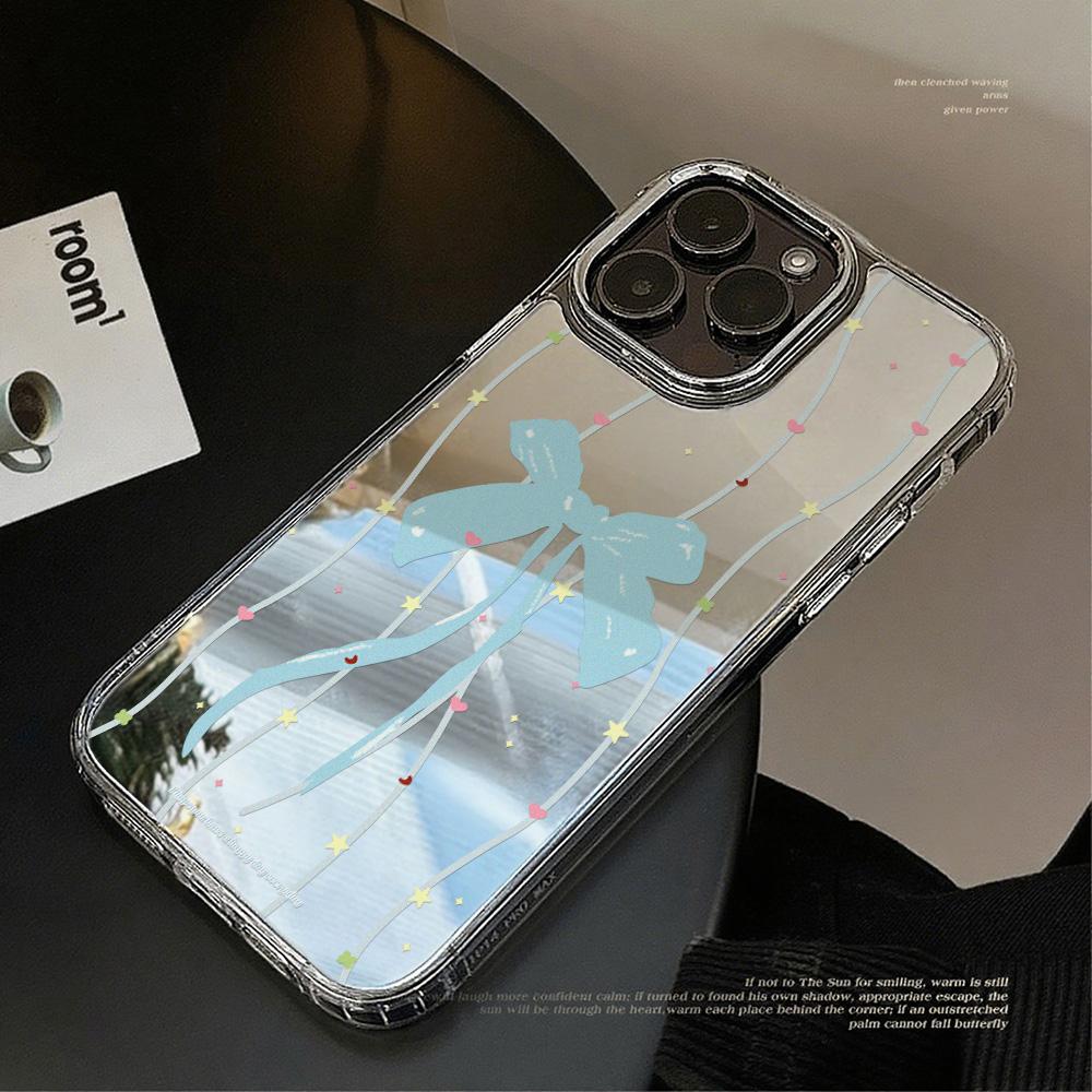 

Чехлы для мобильных телефонов iPhone 11 13 XR 15 Pro Max 12 14 Pro Max Чехол iPhone 16 XS Max Зеркальный защитный чехол Зеркальный Изысканный мультяшный водонепроницаемый iPhone 16 Pro Max серебряный