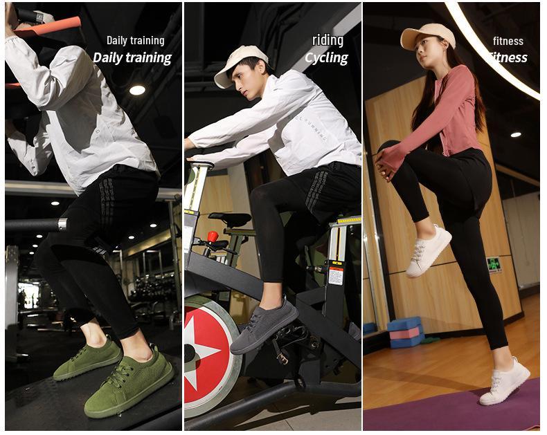 Pánské prodyšné barefoot tenisky plus size pro venkovní běh a cyklistiku