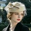 Breathable Wool Jazz Hat Warm Woolen British Style Hat Fashion Felted Wool Hat  Evening Cocktail