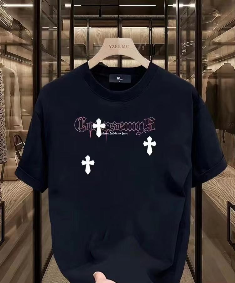 

Large Cotton Men s Elephant Print Short Sleeved Shirt Versatile Round Neck Casual Base Top T-shirt Summer Casual Clothing 4XL