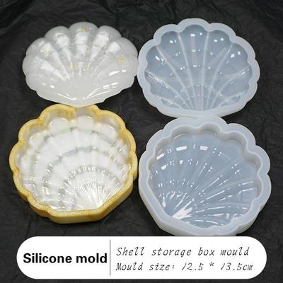 Shell Storage Box Mold Diy Crystal Klej epoksydowy Antique Table Storage Box Mold