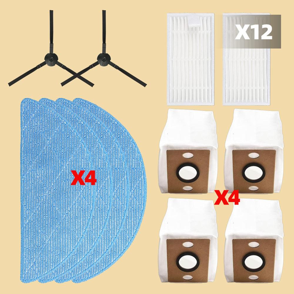 Accessories Compatible For iLife V9 / V9 Pro / G9 / G9 Pro / A12 Pro Vacuum Parts Mop Cloths Dust Bag Filter Hepa Replacement