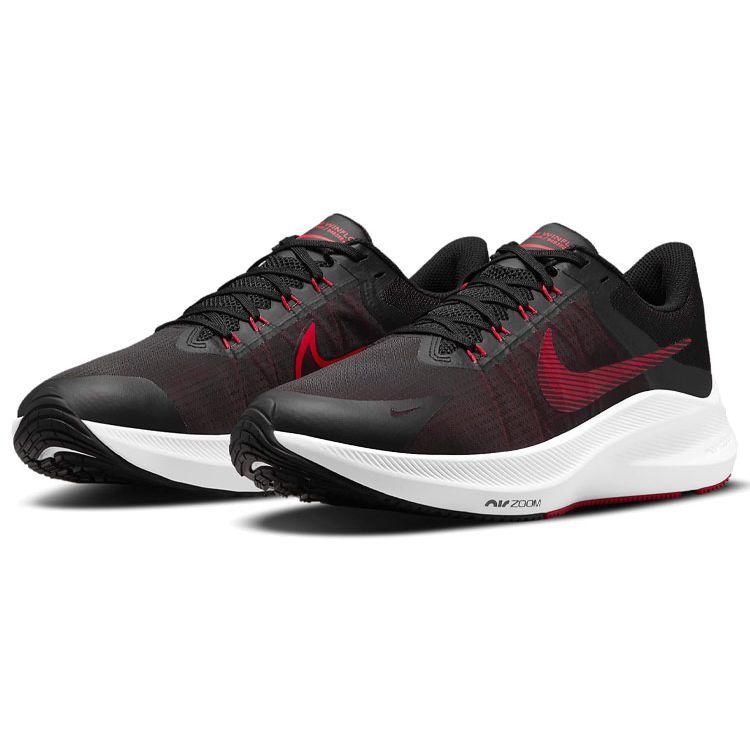 Nike Winflo 8 Bred Men Sneakers Black University-Red Light-Smoke-Grey CW3419-003