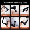 Fascia Gun Portable Massage Gun Deep Tissue With Extended Handle U-Shaped Back Massager Body Massager For Neck Shoulder Back Leg