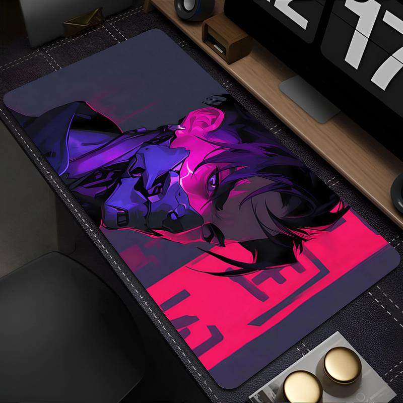 Mouse Pad Laptop Gaming New Mousepad PC Accessories Devil Oni Mask Keyboard Pad Non-Slip Soft Computer Anime Cool Boy Desk Mat