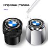 4 Stück Auto Rad Reifen Ventilkappen Reifenventil Schaftabdeckung Zubehör für BMW 1 3 5 6 7 Serie E70 E90 F15 F10 F30 F07 G30 X1X2 X3 X5 X6 X7