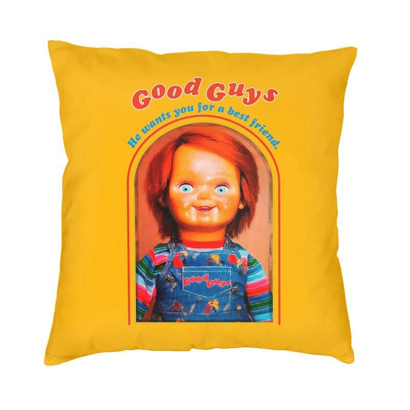 Bride Of Chucky Cushion Cover xcm Polyester Killer Doll Chucky Throw Pillow Case for Sofa Car Pillowcase Bedroom Decoration