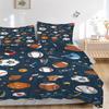 3pcs Sports All-Star Soft and Comfortable Breathability, Bedding Set, Machine Washable, Suitable for All Seasons195