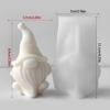 Dwarf Silicone Mould Easy Demolding Multipurpose Silicone Mould For Handmade Candle Soap Holiday Decoration