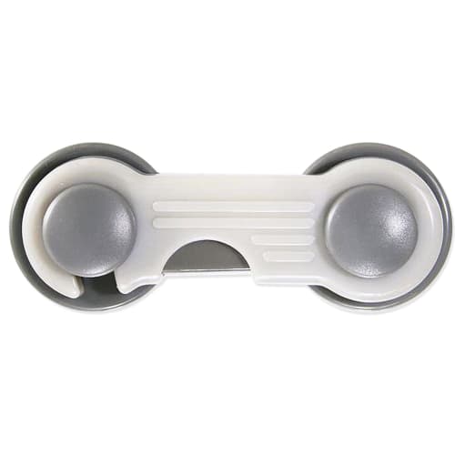 Waki Sangyo Swing Door Lock, Standard Type, for Lights, Drawers, and Cupboards, Earthquake-Resistant, 1 Piece, Gray, 38 x 100 x 18 mm, TSL-001