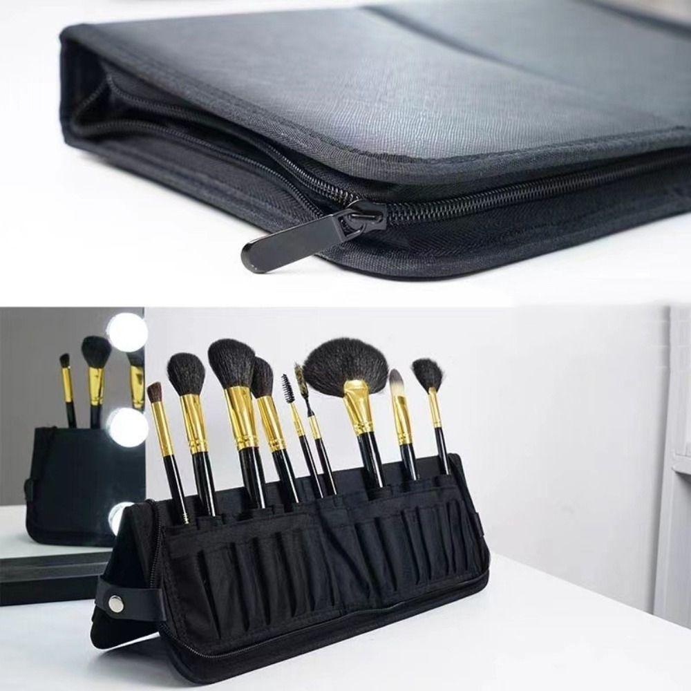 Portable Makeup Brush Holder Dustproof Makeup Brush Storage Bag Makeup Tools Carrier