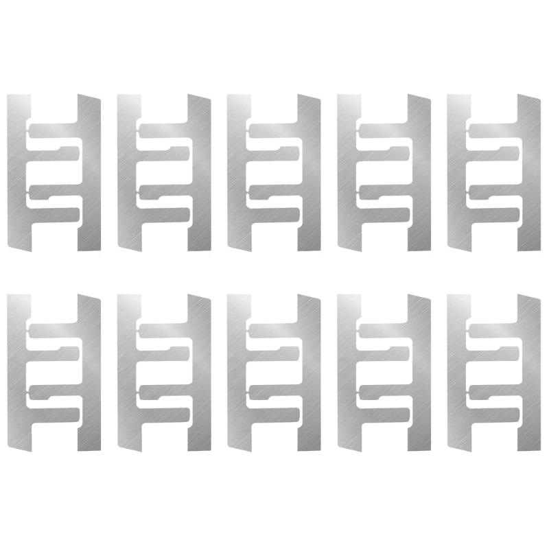 

10Pcs Electrical Box Support Clip Wall Control Box F Clip Mounting Straps F Clamps For Wall Electrical Box Enduring 1