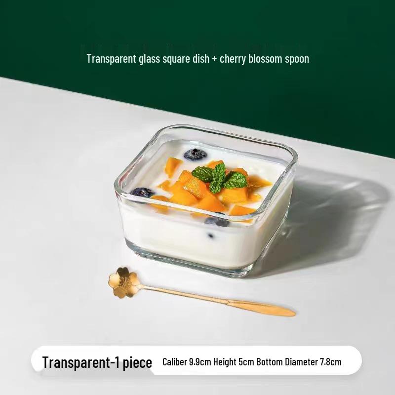 Japanese Glass Gold-Trimmed Small Bowl for Ice Cream & Snacks