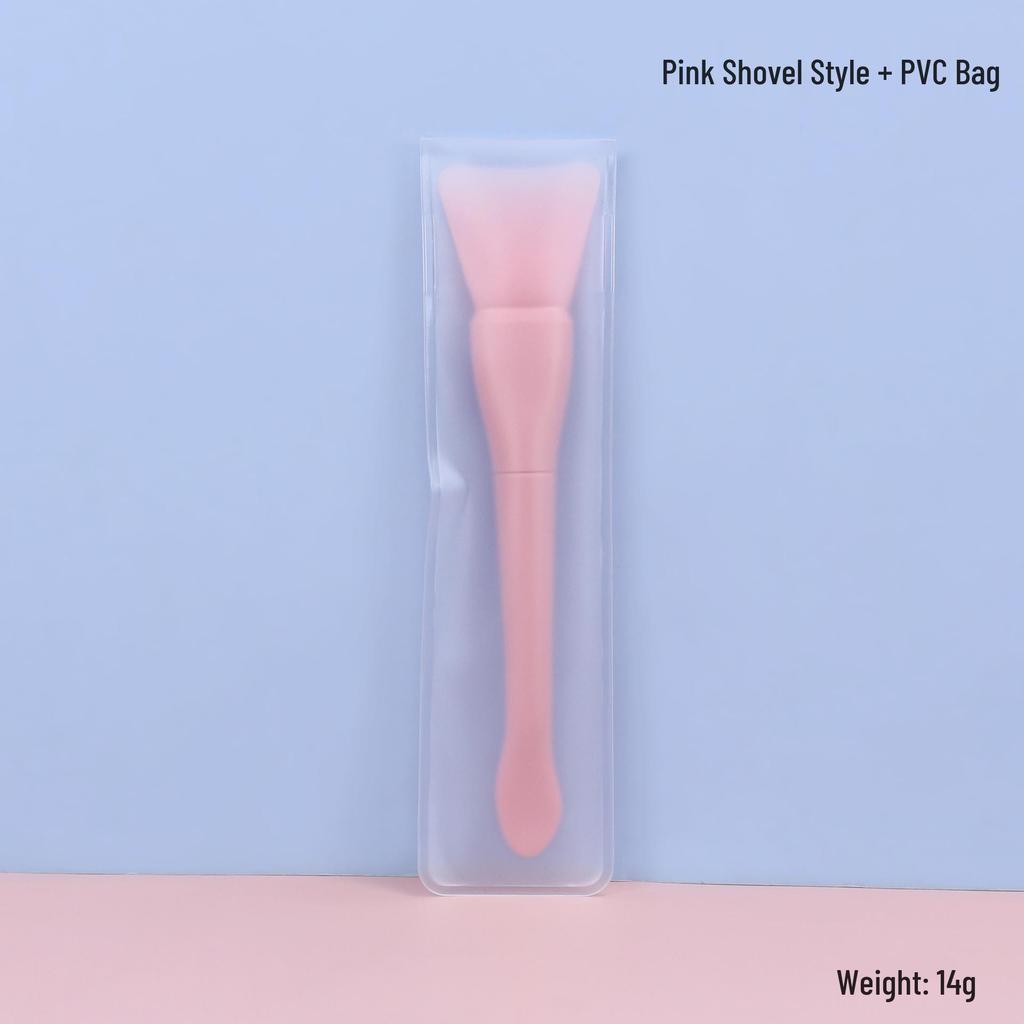 Doppelköpfiges Silikon-Maskenpinsel-Set: Fischschwanzlöffel zum Mischen, Auftragen, Auslöffeln und Entfernen von Schlammmasken