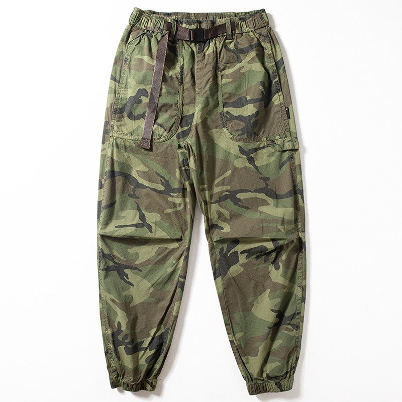 Camouflage Pants Men's Spring & Fall New Arrival Pure Cotton Micro Stretch Trendy Casual Pants Trendy Loose Ankle Banded Working Pants Fashion