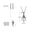 Vintage Neptune Poseidon Trident Pendant Stainless Steel Ancient Greece Amulet Necklace Men Jewelry Gift for Sailor