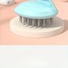 Silicone Scalp Massager and Shampoo Brush - Comfortable Head Massage Comb for Men and Women,Normal Hair, Plastic Bristles, Durable ABS Handle