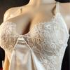 Sexy Lace Perspective Seduction Cross Suspender Teen Lace Shorts Sex Lingerie Set