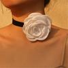 Elegantes Choker-Halsband Schlüsselbein-Kette Rosen-Choker Damen Valentinstagsgeschenk