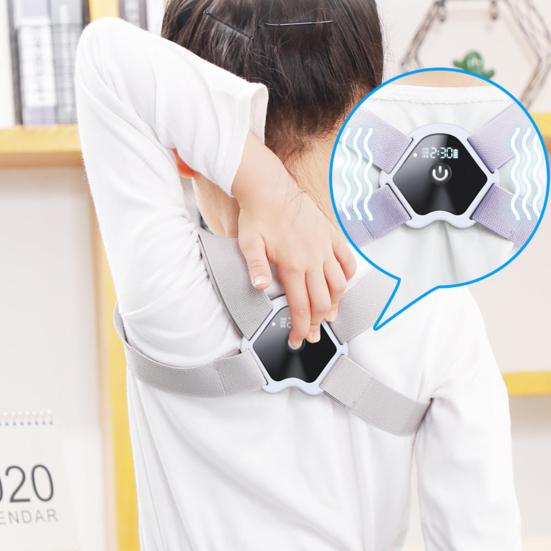 Hunchback Correction Breathable Long Standby Smart Voice Reminder Scientific Efficient Back Corrector for Home