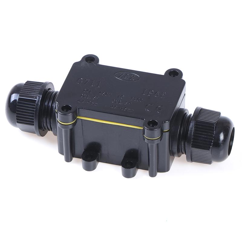 2-veis vanntett elektrisk koblingsboks for utendørs belysning Kabel Ip68