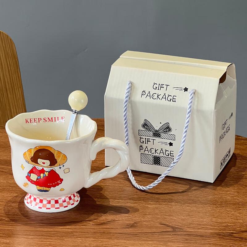 Jingci Cartoon Ceramic Mug