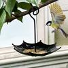 Regenschirm Vogelfutterspender Outdoor Hängender Vogelfutterspender Dekorativer Offener Vogelfutterspender für Balkon Garten Hinterhof