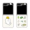 Cute Animal Baby Bear Case For Samsung Galaxy Z Flip 6 ZFlip5 5G Transaprent Clear Cover For Samsung ZFlip4 Z Flip 3 7 Fundas