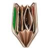 AGILITY affa Long Round Large Star Gold and Silver "Grotto" Wallet, Zipper, Capacity, Women's, Pattern,