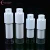 1PC 15/30/50ml Vacuum Pump Bottles Frosted Clear Round Lotion Foundation Jar Rotating Lifting Lid EmptyTravel Cosmetic Dispenser