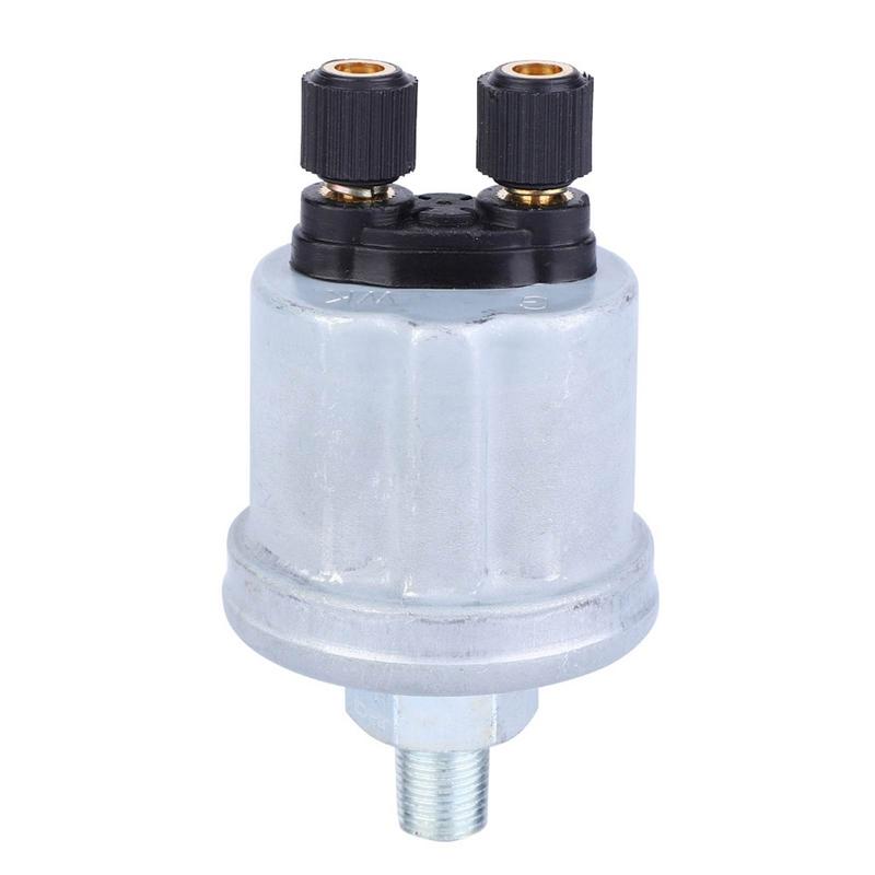 Gear Oil Pressure Sensor 1/8" NPT Oil Pressure Sensor 1/8-27 NPTF Thread Oil Pressure Sensor Sender Unit 0-10 Bar For VDO