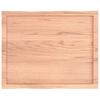 Vidaxl Tabletop, Light Brown 80X60X(2-4) Cm Wood With Natural Edge