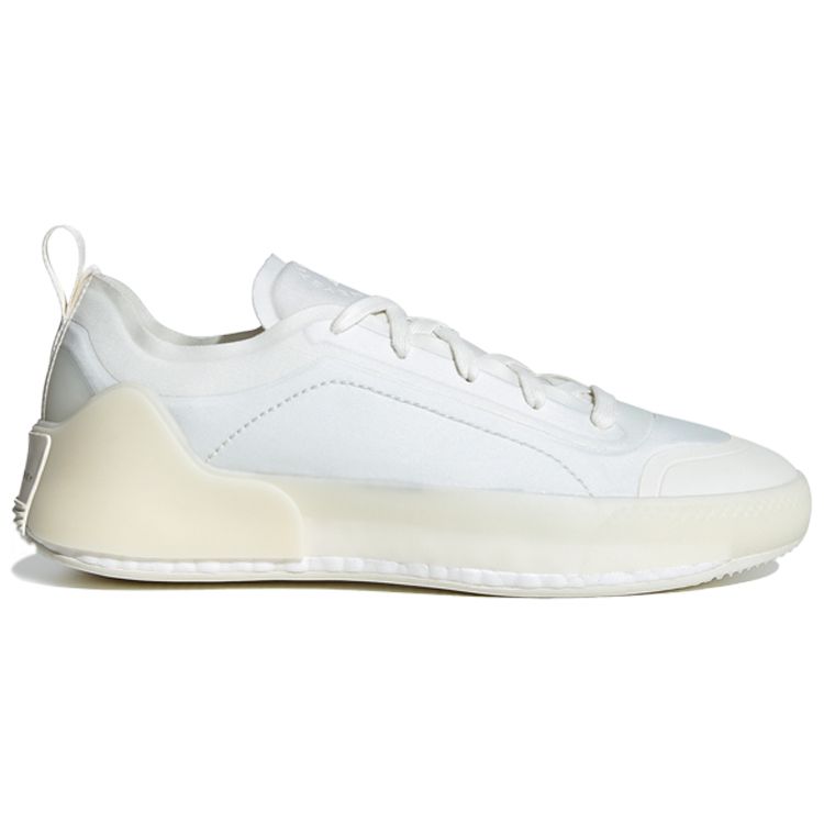 Adidas Treino Comfortable Sports Fabric Non-Slip Low-Top Marathon Running Shoes Women Sneakers White FU8996