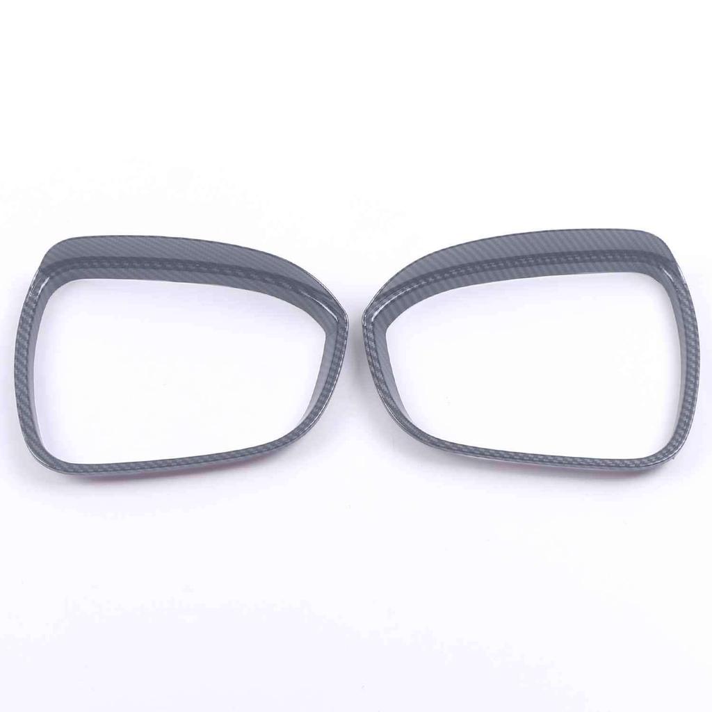 Carbon Fiber Pattern Rearview Mirror Cover & Rain Brow for 2023 Nissan Serena C28