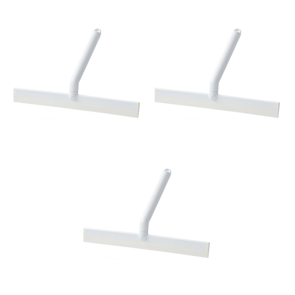 Duschspiegel Fensterglas Abzieher Edelstahl Duschschaber Rutschfester Griff Korrosionsbeständigkeit für Badezimmerwerkzeug