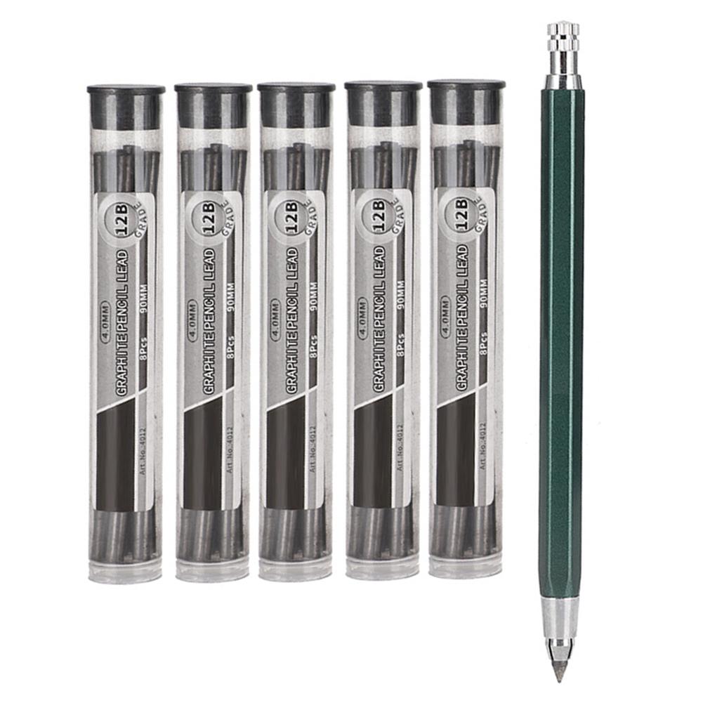 Mechanischer Bleistift Zeichenstift Ingenieur Malwerkzeug Künstlerbedarf mit Mine(4.0 Mechanischer Bleistift2b4b6b8b10b12b )