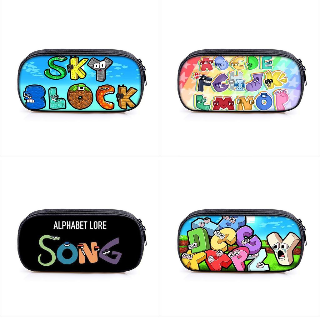 Alphabet Lore Pencil Case Large Capacity Pouch Bag For Students Gift