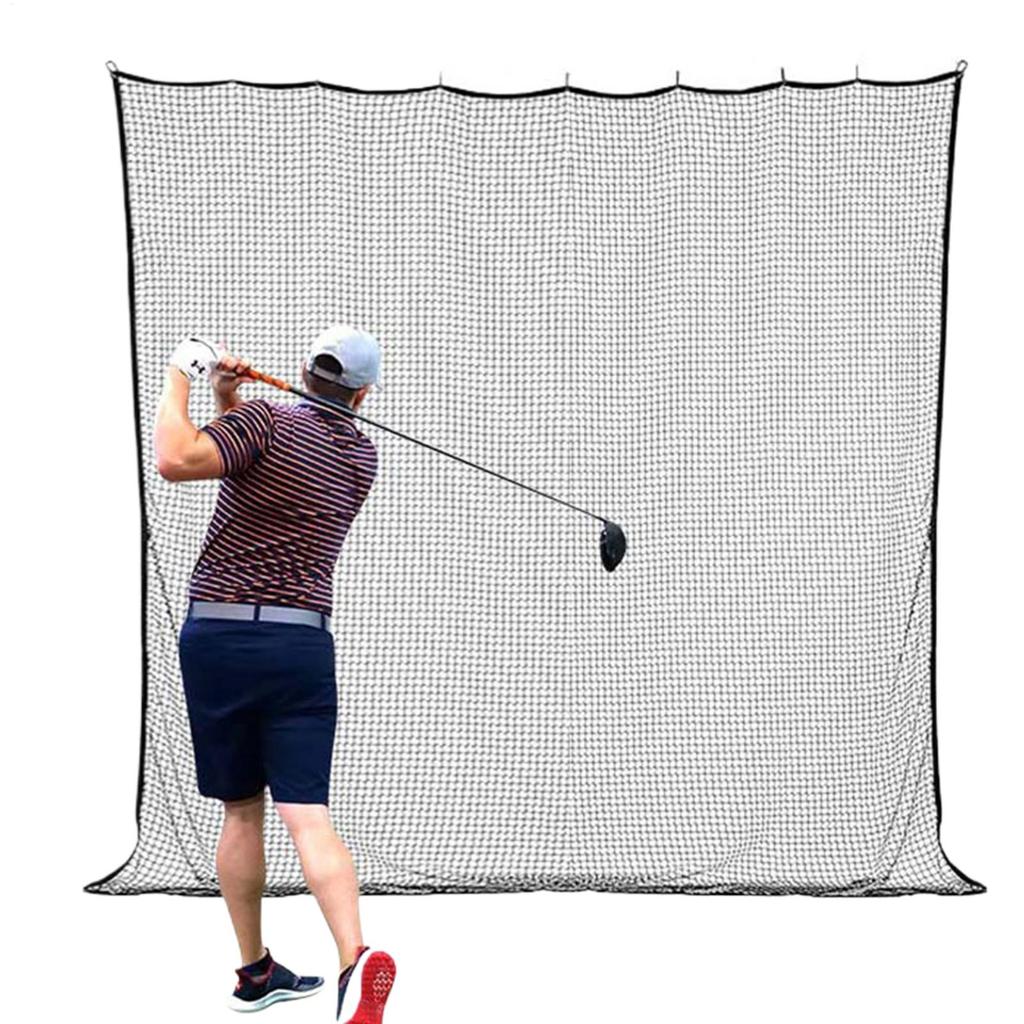 3x3m Golf Swing Training Net Golf Practice Batting Netting Ball Sports Exercise Aid Golf Swing Training Hitting Blocking Cages