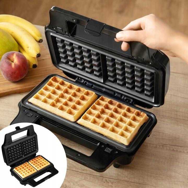 Tostapane Tostiera Per Sandwich Toast Panini Waffle Sencor 4 in 1 900 W Nero