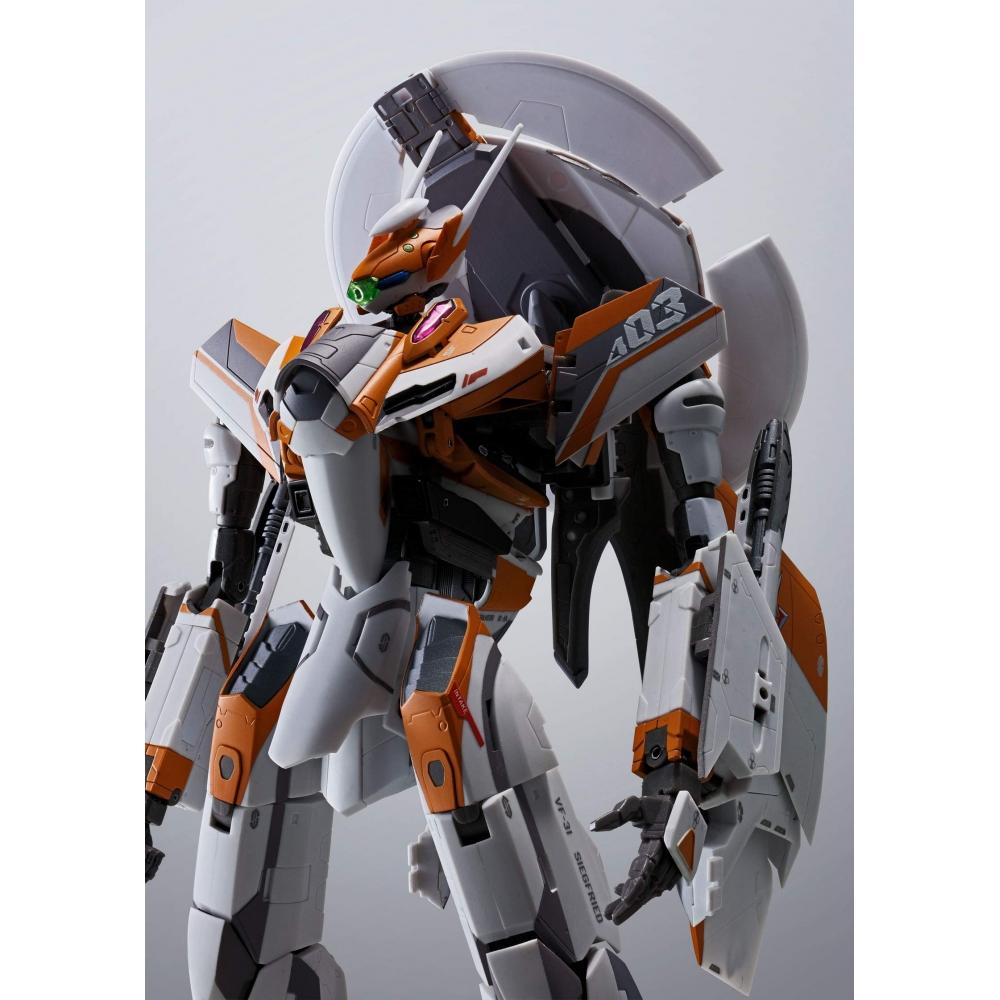 DX Chogokin Macross Delta VF-31E Siegfried (Chuck Mustang Machine) Approx. 180mm ABS&PVC&diecast Painted Movable Figure