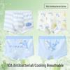 Atmungsaktive Jungen Ice Silk Netz-Boxershorts für Kinder