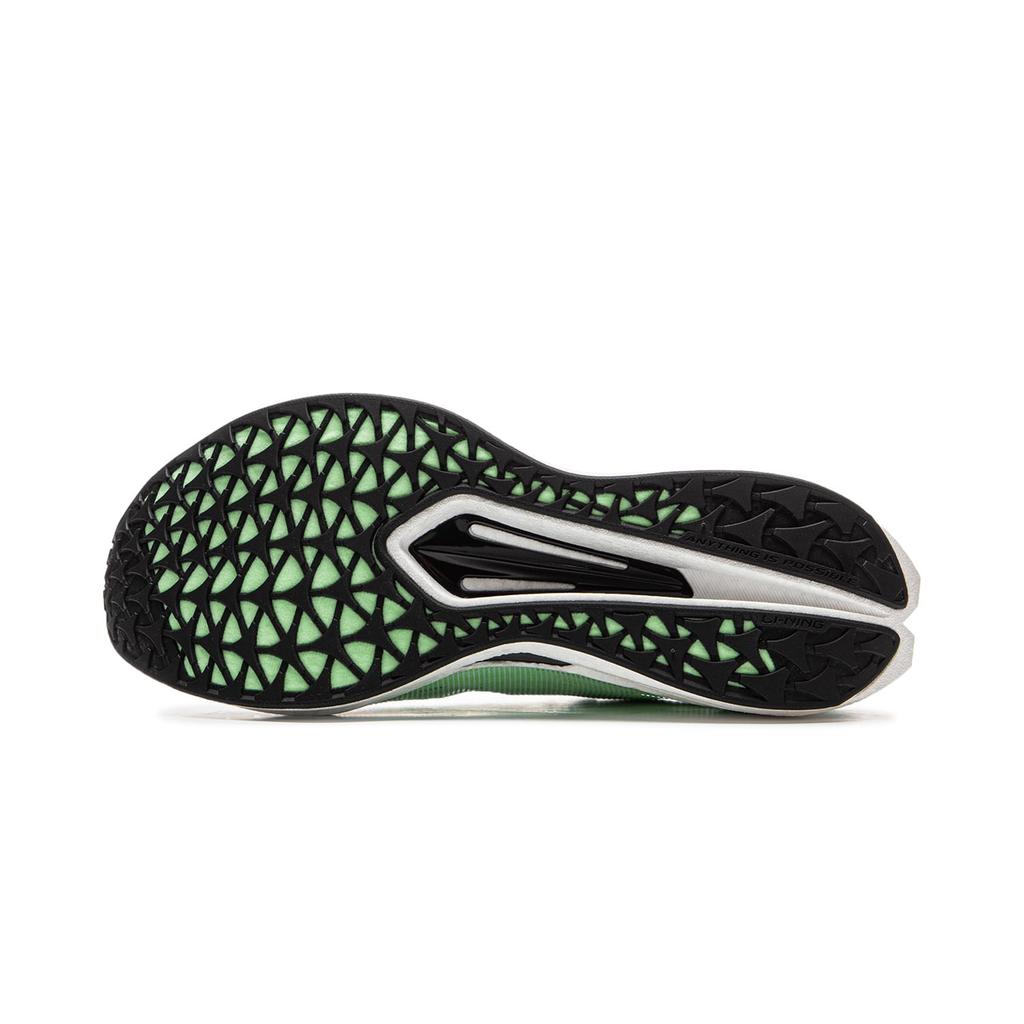 Li Ning Wind Chaser Pro Low top Marathon Training Running Shoes Unisex White Green ARPV017-1